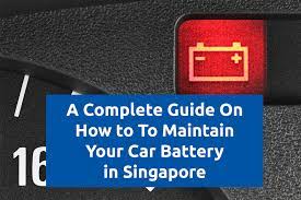 Check spelling or type a new query. A Complete Guide On How To To Maintain Your Car Battery In Singapore