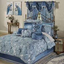 Shop for bedding sets queen at bed bath & beyond. Arabelle Jacobean Damask Blue Comforter Bedding Bed Linens Luxury Bed Comforters Blue Comforter Sets