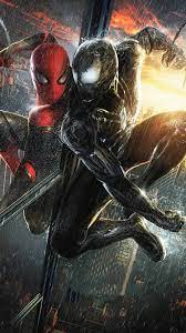 spider man venom symbiote 4k wallpaper