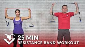 elastic exercise band workouts training