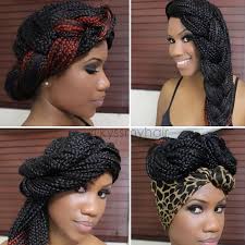 And even though it does, nothing looks overpowering or too much. 13 Ways To Style Box Braids Naturallycurly Com