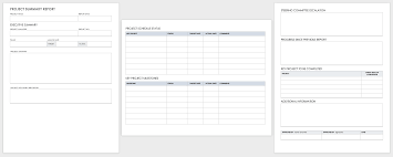 The same fonts, style for heading, and margins must be used. Free Project Report Templates Smartsheet
