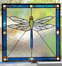 dragonfly stained glass