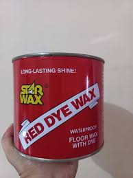 900grams red dye star floor wax