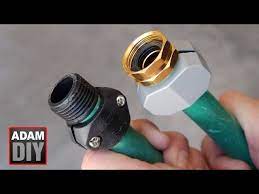 Repairing A Garden Hose One Connector