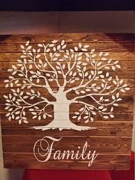 Family Tree Stencil Reusable Stencils