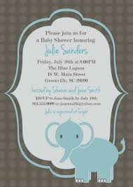 Template Baby Boy Shower Invitation Template