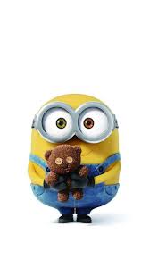funny minion with teddy bear pictures