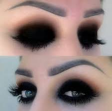 black eyeshadow makeup