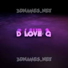 23 3d names for d love g