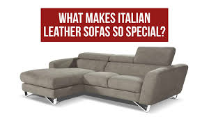 what makes italian leather sofas so