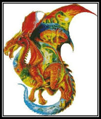 Dragon Dreams Cross Stitch Chart Pattern Design Xstitch Ebay