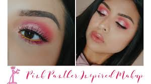 pink panther inspired makeup tutorial