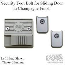 Security Foot Bolt For Sliding Door