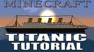 This java seed features a shipwreck and lots of icebergs nearby. Minecraft Titanic Tutorial Youtube
