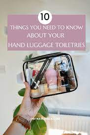 toiletries in your hand luge