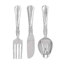 Aluminum Silver Knife Spoon