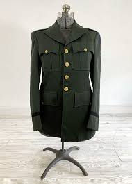 1950s Us Army Officers Green 44 Jacket