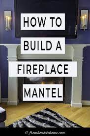 Build A Fireplace Mantel With Crown Molding