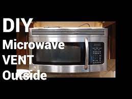 over range microwave vent to outside