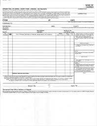 Bill Of Lading Templates Magdalene Project Org