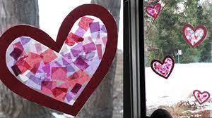 Tissue Paper Stained Glass Crafts For