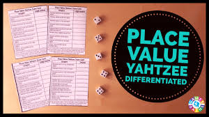 place value yahtzee game games 4 gains