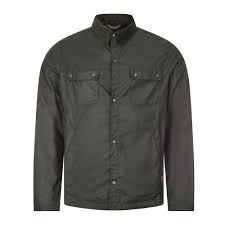 barbour wax shirt jacket akenside