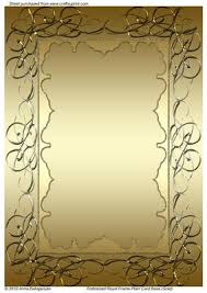 Picture cards of words that begin with long and short vowels for teaching the beginning sounds a, e, i, o, u. Embossed Royal Frame Plain Card Base Gold Cup88321 96 Craftsuprint