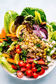 Like most quinoa salads, this salad stores really well so is a great meal prep salad! Moroccan Salad Recipe With Chickpeas And Quinoa
