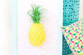 Diy Paper Mache Pineapple Wall Art