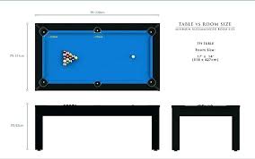 Different Size Pool Tables Saltcityphoto