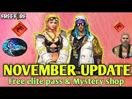 If you are one of the followers of the game, you must be super excited in this free fire update, two new characters are added as well. November Update Free Fire Next Event After Booyah Free F