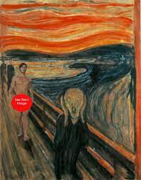 Parody MALE NUDE Intrusion Edward Edvard Munch the SCREAM Great Masters  Naked Man Nudity Gay Interest Humor Oil Painting Art Mature - Etsy Hong Kong