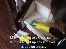 refinish hardwood stairs that were