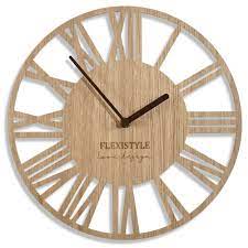 Wall Clock Loft Piccolo Oak Flexistyle