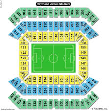 raymond james stadium seating charts