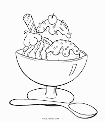 Ice cream pic for colouring. Free Printable Ice Cream Coloring Pages For Kids