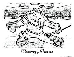 Set up a table outside and keep kids of all ages occupied with these spring pictures to color. Hockey Goalie Nhl Coloring Pages Printable