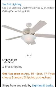 seagull lighting 52 in ceiling fan with