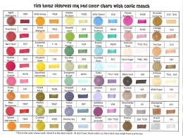Ranger Ink Color Chart Www Bedowntowndaytona Com
