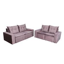 conjunto de sofa retratil 2 e 3 lugares
