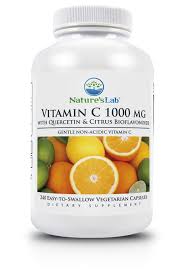 Made in the usa · highest quality · 100% organic Nature S Lab Vitamin C 1000 Mg 240 Vegetarian Capsules Costco