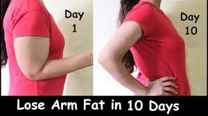A.) if you want to loose arm fat use weights that work triceps, biceps and shoulders. Lose Arm Fat In 1 Week Get Slim Arms Arms Workout Exercise For Flabby Arms Tone Sagging Arms Youtube