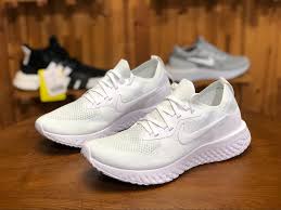 Nike epic phantom react flyknit. Running Epic React Flyknit Trainers In Triple White Clearance Shop