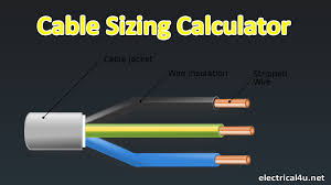 Electrical wire sizes gauges for your matching wire size to circuit erage cable wiring diagram wire gauge part 2 select a fuse and holder dn 5581 240 volt wiring size diagram. Motor Cable Size Calculator Calculation Selection Chart Electrical4u