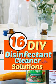 16 diy disinfectant cleaner recipes