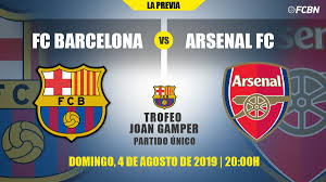 J.league cup / copa sudamericana championship; Barca Makes Its Presentation In The Camp Nou In A Gamper With Partidazo Against Arsenal