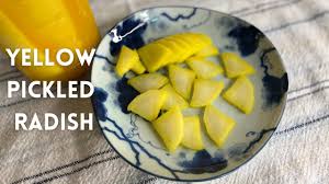 how to make yellow pickled radish with