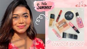 my sweat proof summer makeup routine
